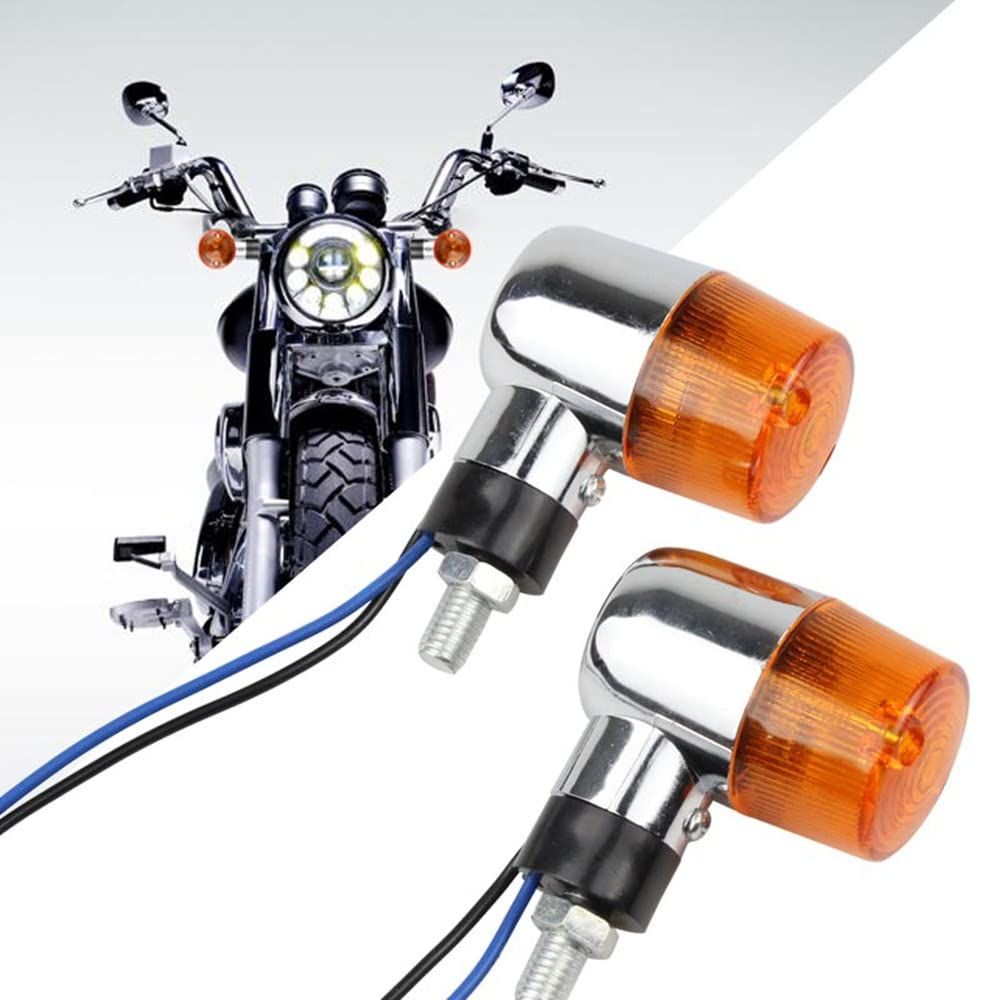 601】 丸型 ヨーロピアン ウインカー クリア 4個 ステー付属 新品