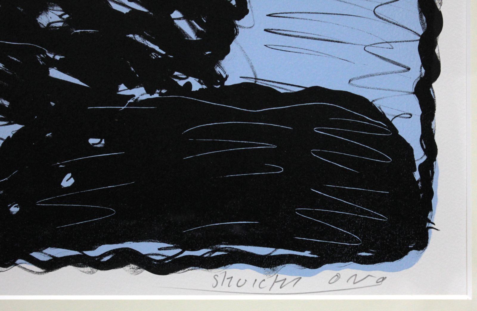 小野州一 「女性と鳥」 リトグラフ 版画 絵画 小野州一 『女性と鳥』 リトグラフ - 北海道画廊