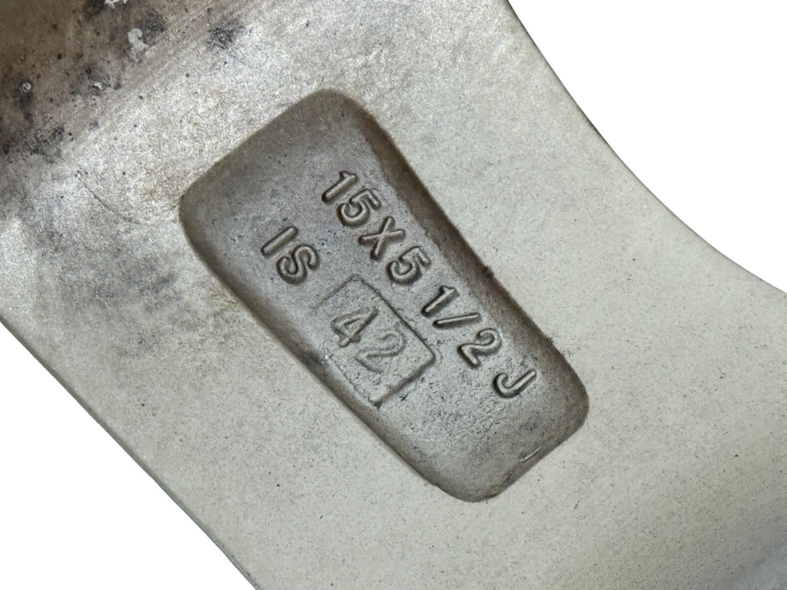 アクア NHP10 BALMINUM 175 65R15 15×5.5J IS 42 アルミホイール 4本セット 管理番号 5049 FFCRYSTALESIA_COM