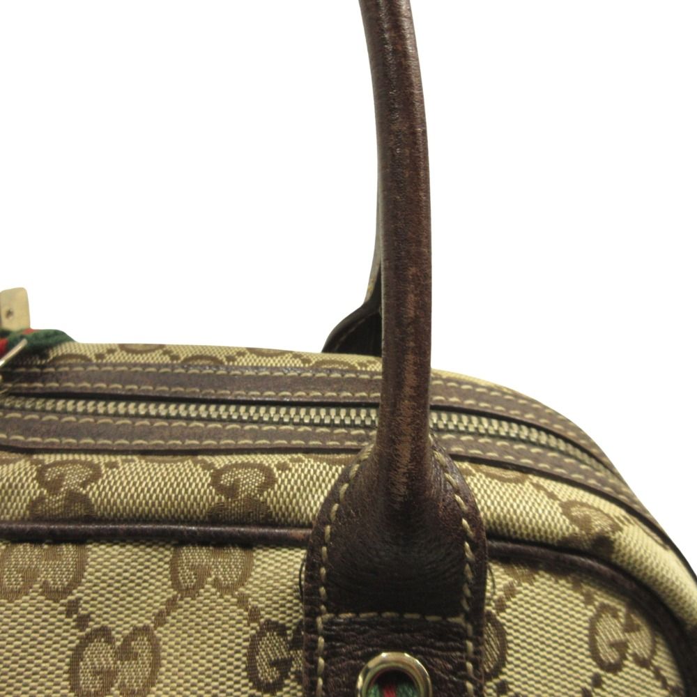 GUCCI グッチ プリンシー ミニ ボストン バッグ ハンド トート 鞄 GG