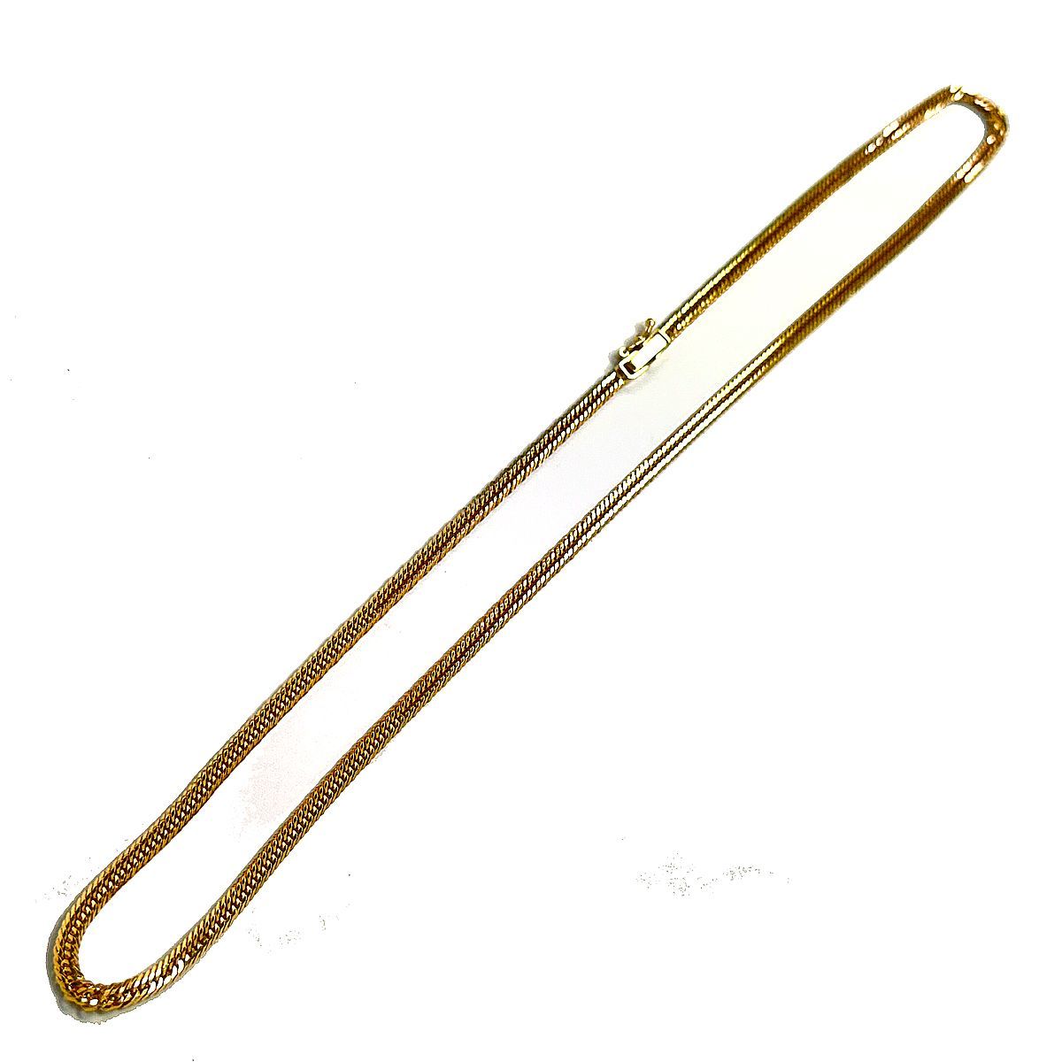 喜平 ネックレス 18金 トリプル 12面 45cm 11g 幅3.0mm 造幣局検定