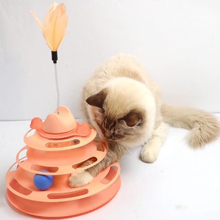 猫 おもちゃ ボール回転盤 一人遊び ボール 遊ぶ盤 回転 ぐるぐる