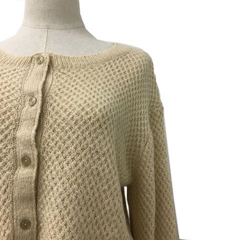 ミミトゥジュール mimi toujours カーディガン ニット ラウンドネック  