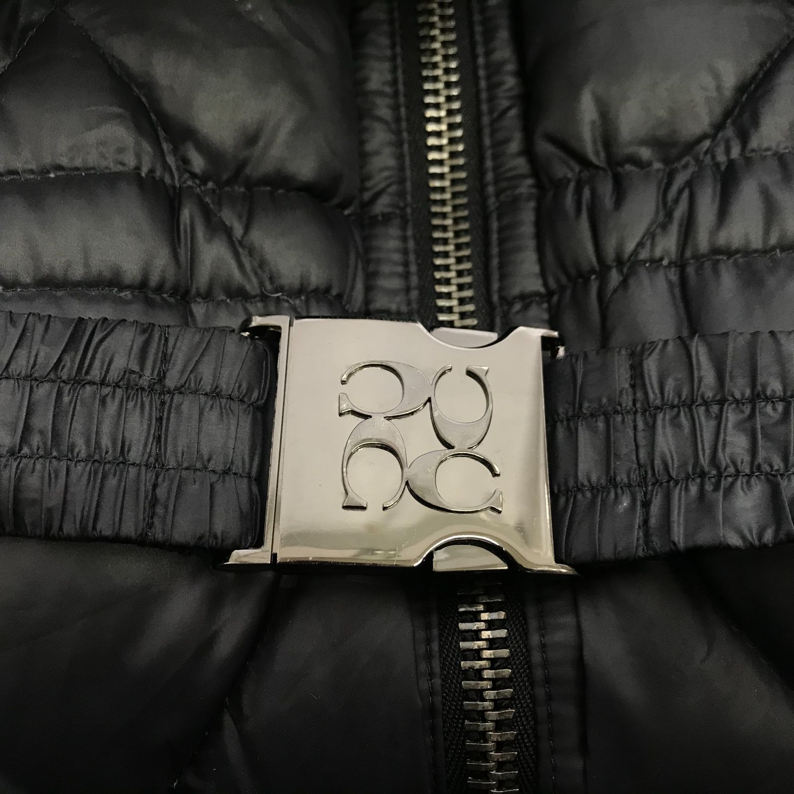 COACH コーチ ベルテッド キルティング ダウンコート ジャケット