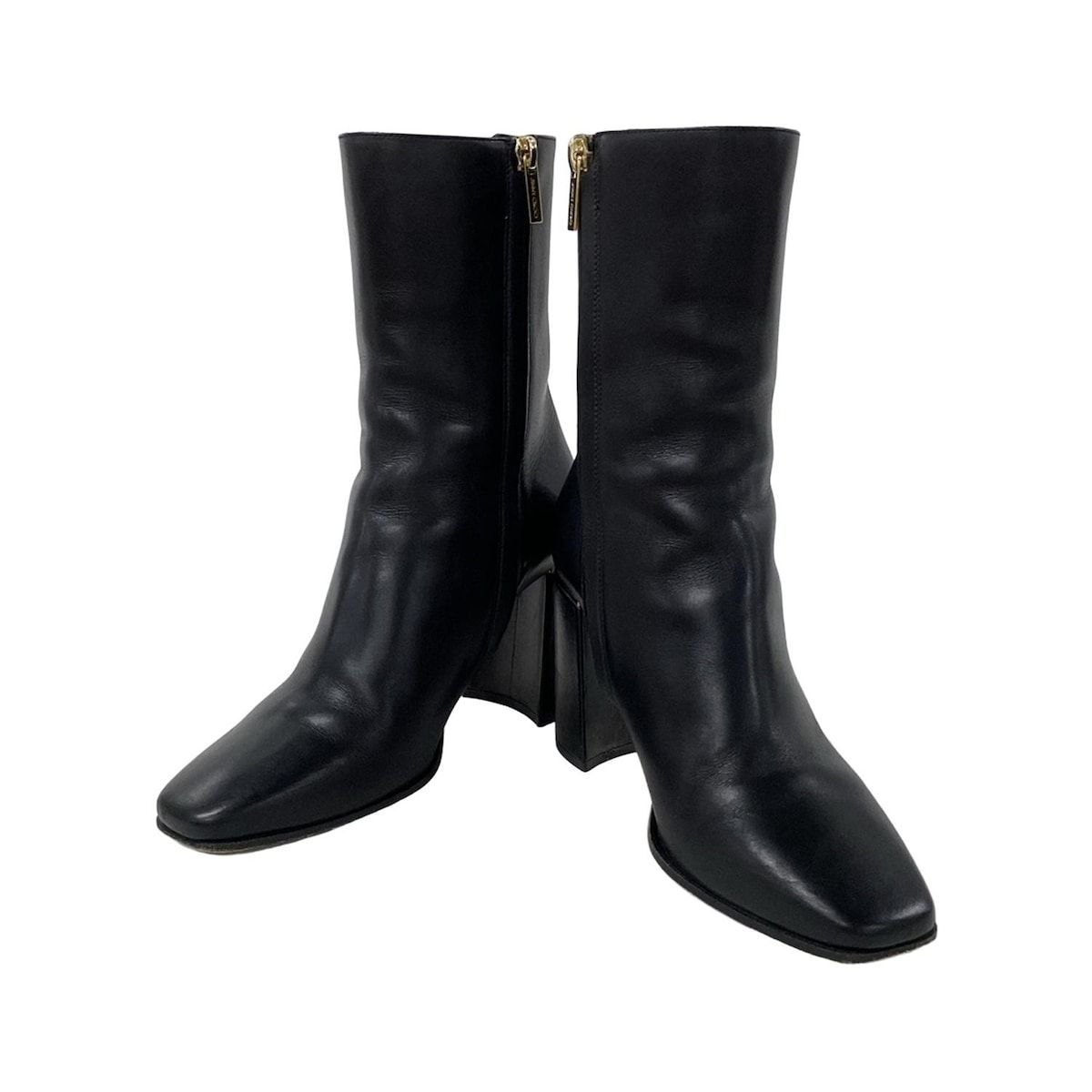 JIMMY CHOO(ジミーチュウ) ショートブーツ 35 レディース - 黒