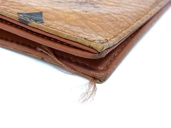 MCM】レザー 二つ折り財布 コインポケット付き メンズ&レディース MCM