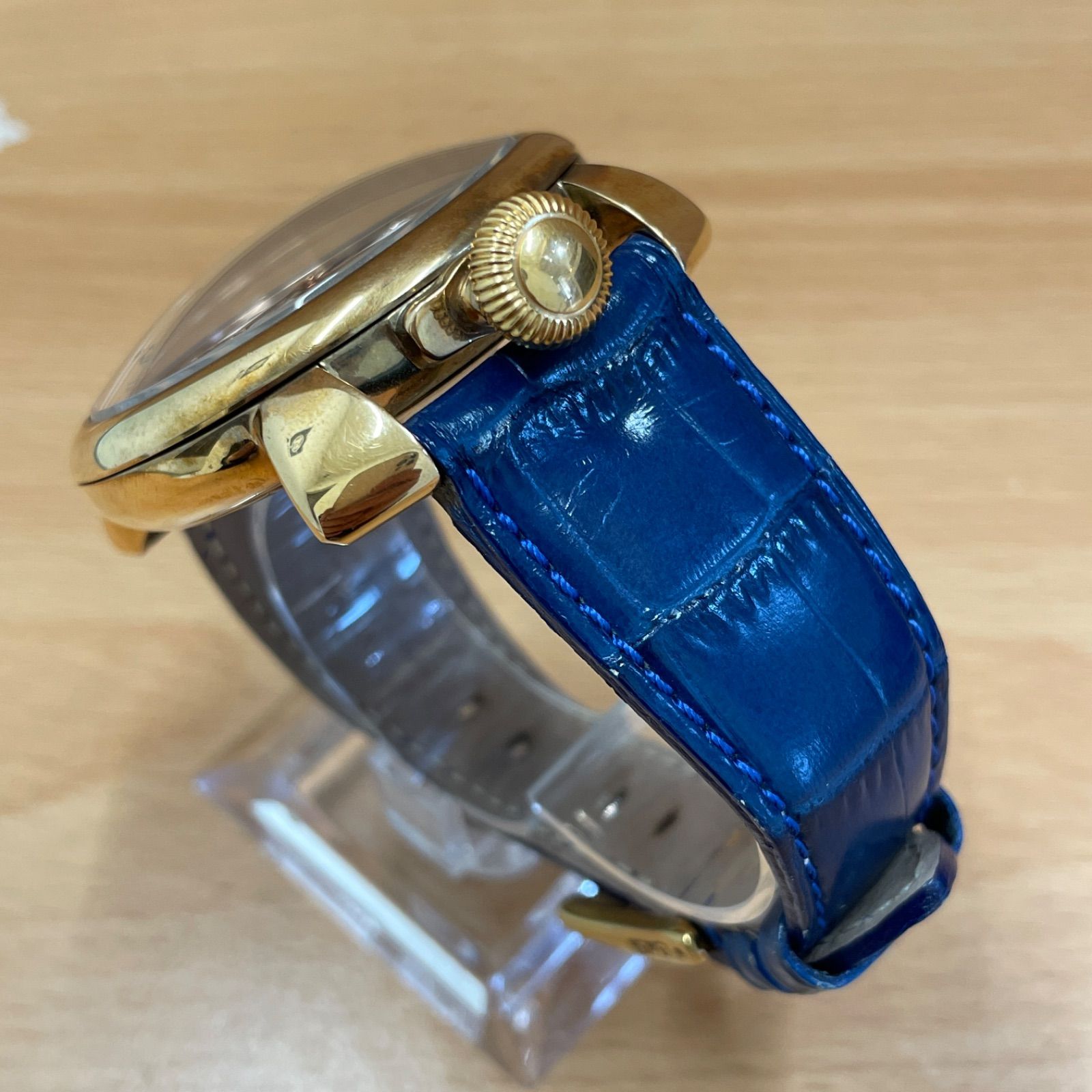 【可動品】GaGa MILANO ガガミラノ マヌアーレ48 手巻き腕時計 □ガガミラノ【GaGa MILANO】 マヌアーレ48 手巻き 稼働品 A25-606