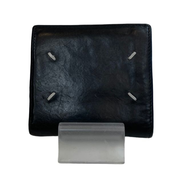 Maison Margielaフォールデッドレザーウォレット/二つ折り財布箱付き Maison Margielaフォールデッドレザーウォレット/二つ折り財布箱