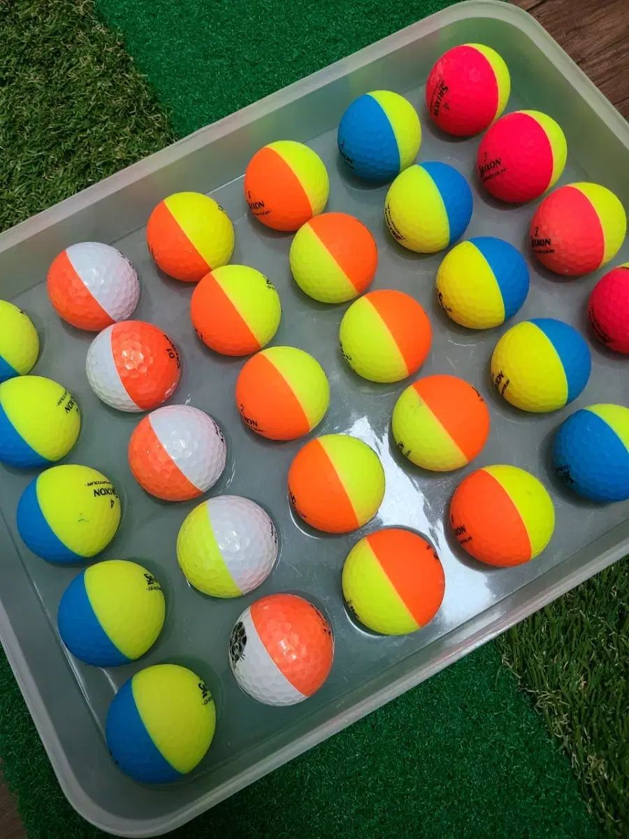 配送無料 SRIXON スリクソン ディバイドボール 半々ボール 30球 100205