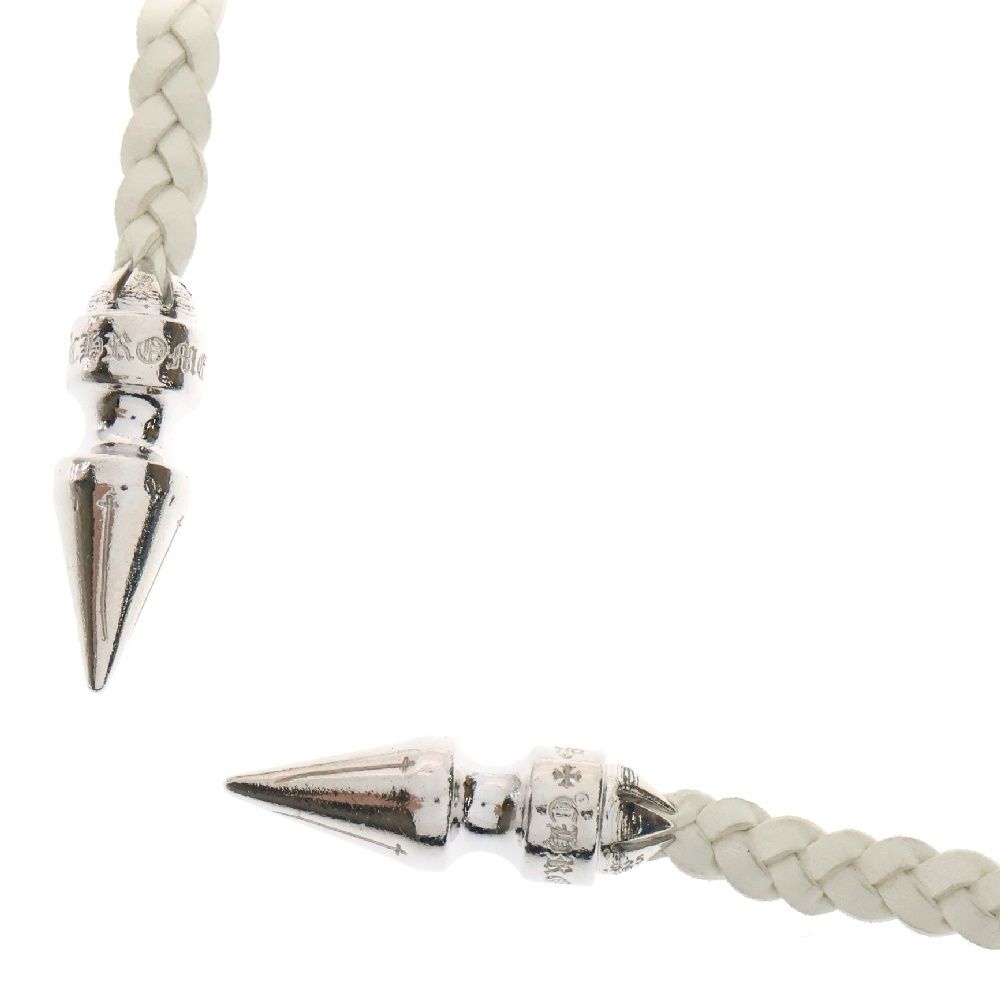 CHROME HEARTS (クロムハーツ) SPIKE LEATHER BRAID スパイク