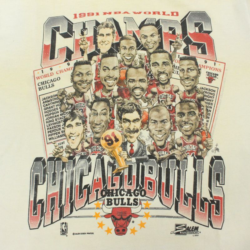 90s〜 USA製 NBA シカゴ・ブルズ　半袖 Tシャツ　シングルステッチ 90s USA製 BULLS シカゴブルズ Tシャツ シングルステッチ - メルカリ