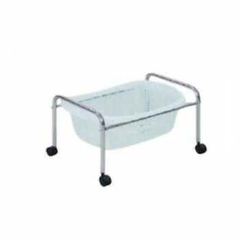高田ベッド製作所 S型1段用脱衣カゴ ホワイト キャスター付き TB-73-08