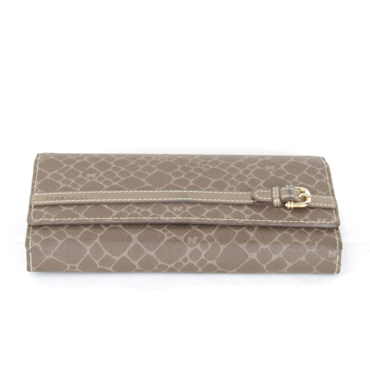USED』NINA RICCI【ニナリッチ】 ジラフ柄 長財布 レディース