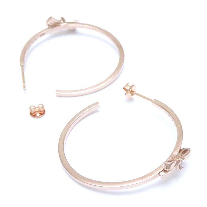 アーカー AHKAH プチリュバン ローズ ブレスレット 18Kピンクゴールド