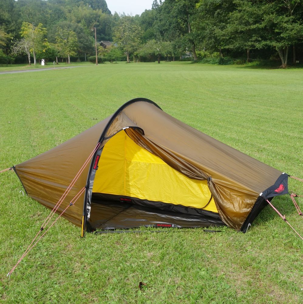 安い価格 Hilleberg AKTO ヒルバーグ アクト 赤 中古 純正フット