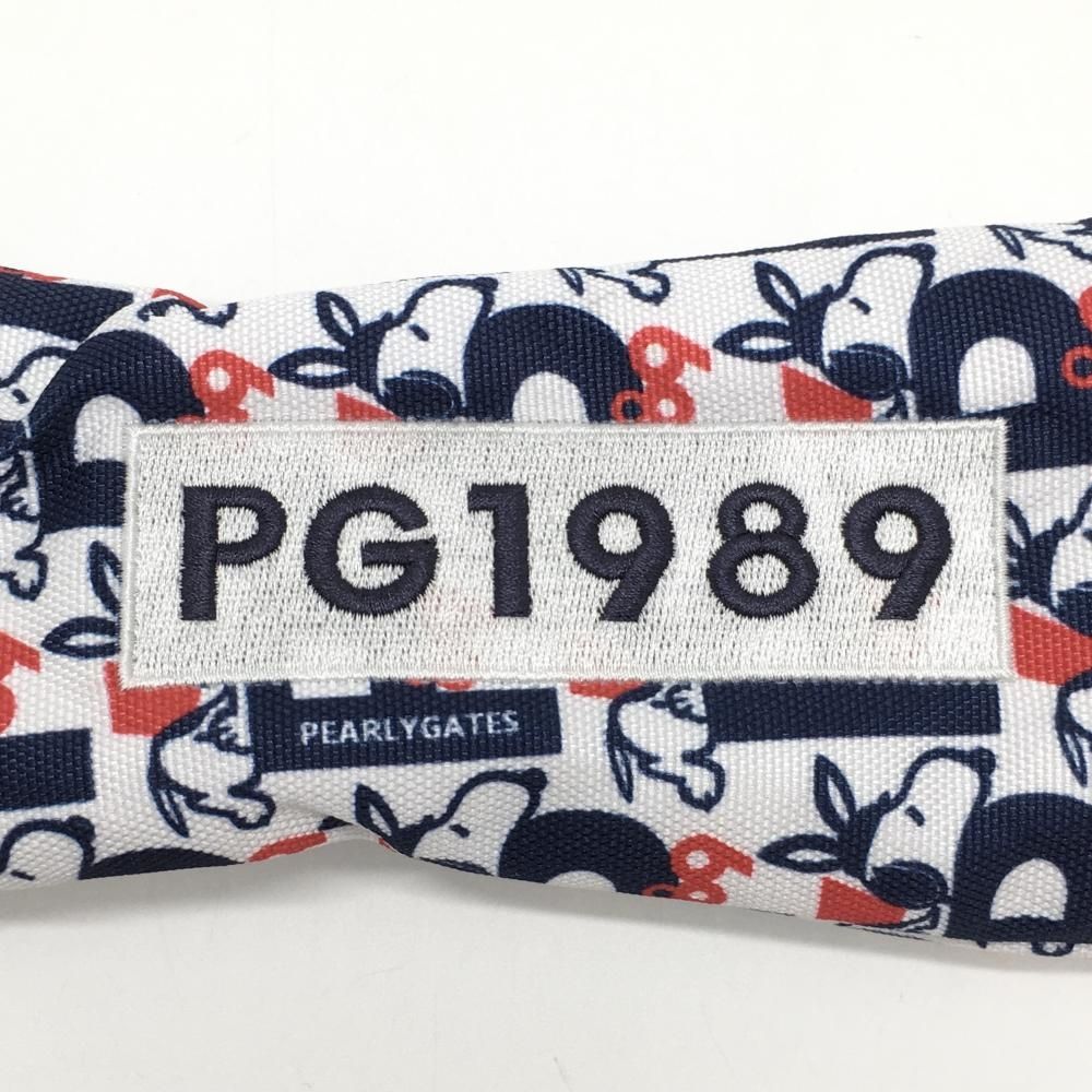 未使用品】パーリーゲイツ×PEANUTS ヘッドカバー(UT) 白