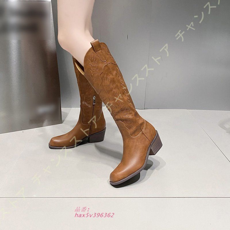 ローヒール スクエアトゥ