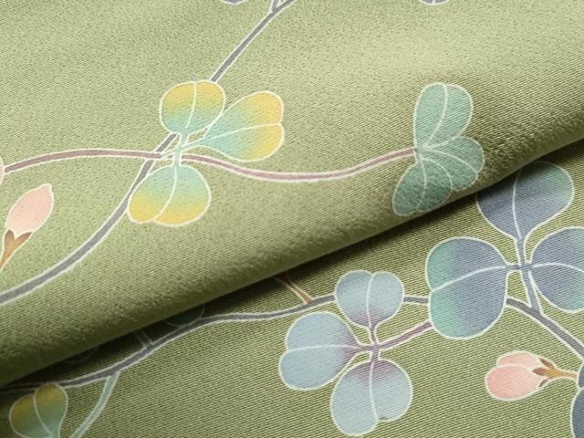 平和屋着物○訪問着 友禅 作家物 枝花文 正絹 逸品 CAAS7111yc - メルカリ