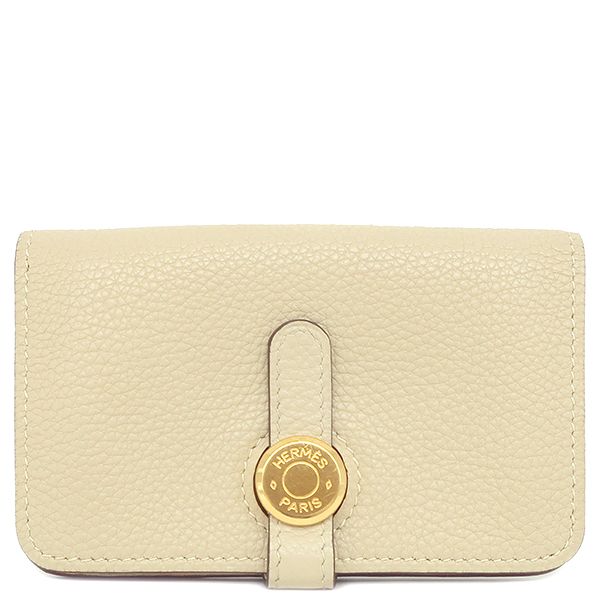 エルメス HERMES コインケース ドゴン コインケース トゴ パルシュマン ゴールド金具 □L刻印
