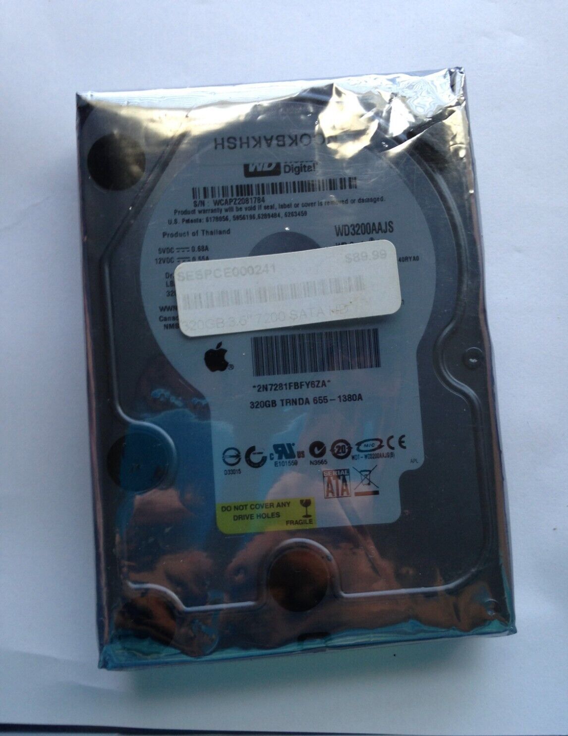 Western Digital WD3200AAJS 320 GB 320GB Internal 7200RPM 3.5 (WD3200AAJS) HDD