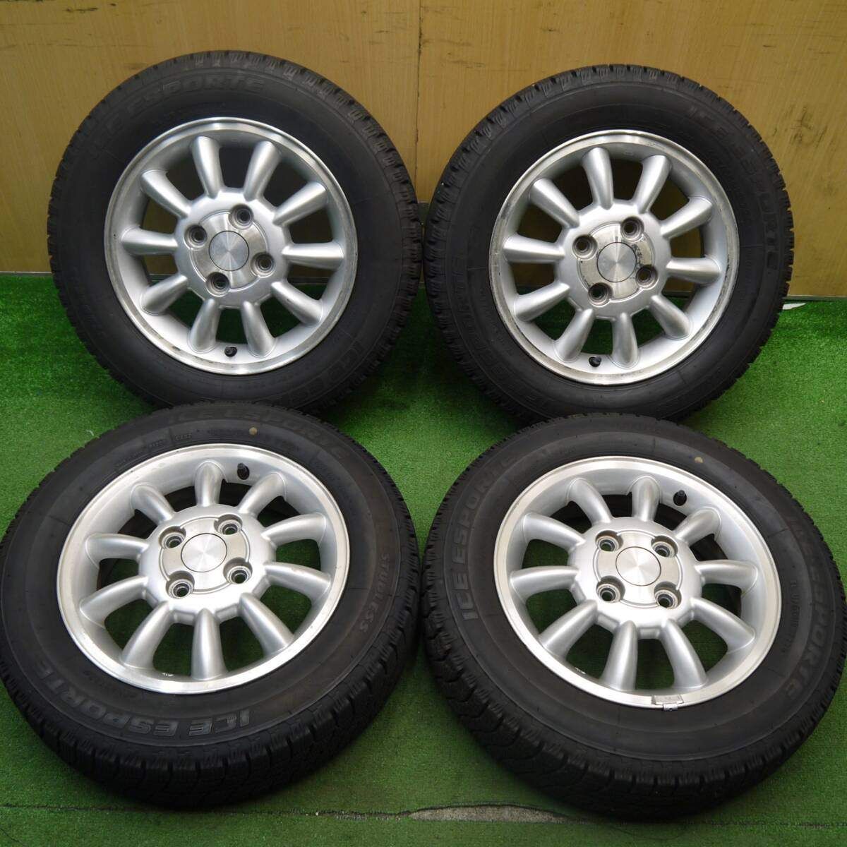 中古アルミ13x4スズキラパン純正13インチスズキ用4本セット 中古アルミ13x4スズキラパン純正13インチスズキ用4本セット 中古アルミ