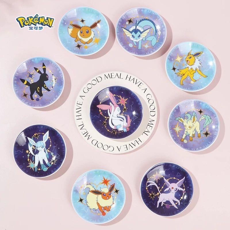 ポケモン　たいようとげっこう　ブラッキー　エーフィ　皿セット　豆皿 たいようとげっこう 豆皿2枚セット 「ポケットモンスター