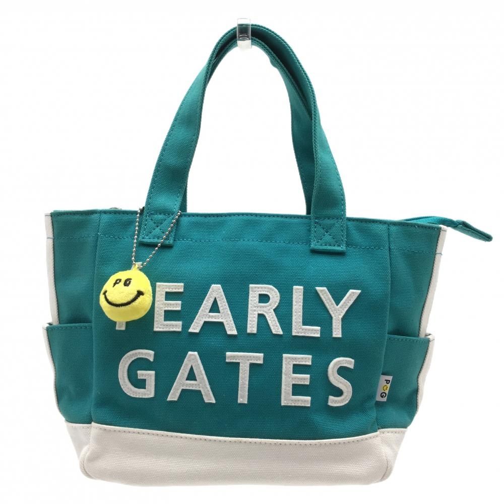 ●良品● パーリーゲイツ　ワッペン　スマイル　ゴルフ　カートバッグ　チャーム付き 良品 パーリーゲイツ ワッペン スマイル ゴルフ カートバッグ チャーム