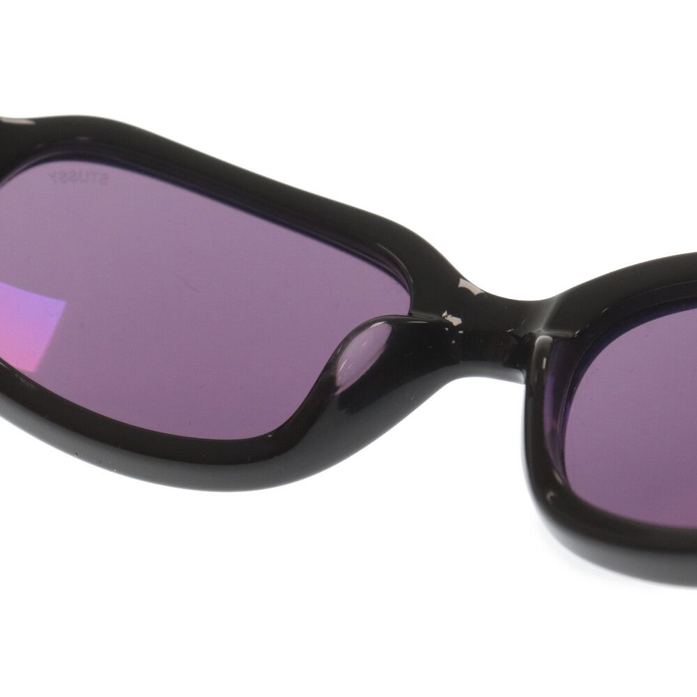 STUSSY michael サングラス　紫 極美品 Stussy michael サングラス マイケル 黒 紫レンズ 90年