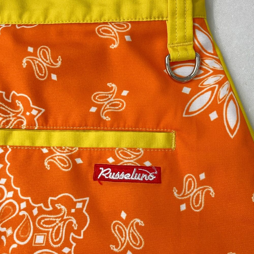 サイズ 2 RUSSELUNO ラッセルノ インナー付きスカート ペイズリー柄 イエロー系 240101504746 ゴルフウェア レディース ストスト LLC-HASEGAWATOSO_COM