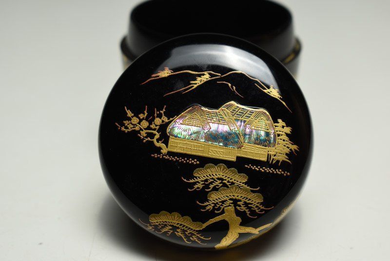 茶道具 松竹梅蒔絵螺鈿