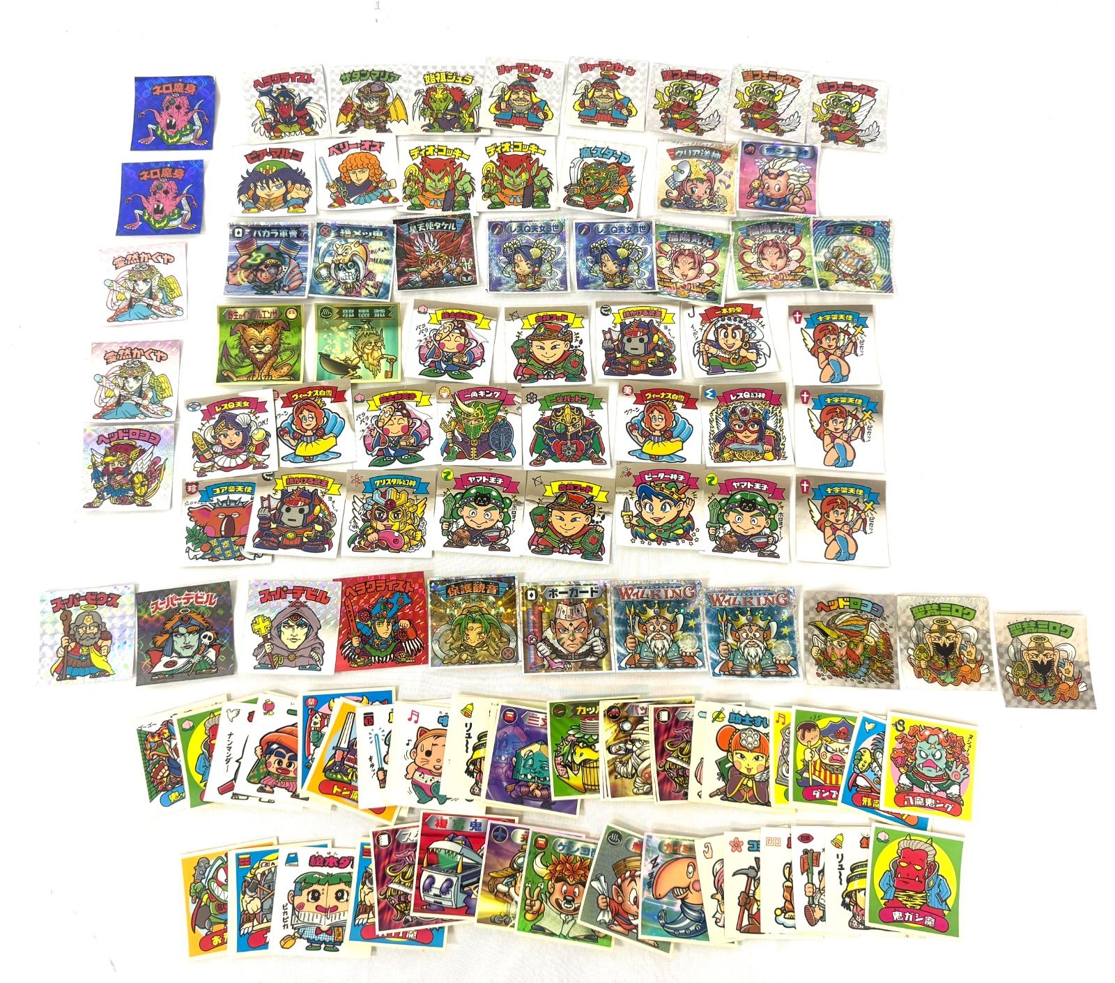 昭和 レトロ ロッテ ビックリマンシール BM FOREVER 52mm 109枚セット az MID7412