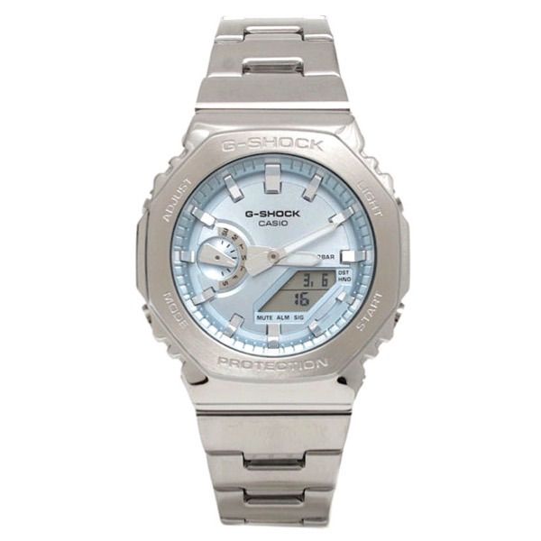 カシオ CASIO G-SHOCK GM-2110D-2A 腕時計 メンズ アイスブルー クオーツ アナログ 人気 ブランド おしゃれ 誕生日 記念 プレゼント ギフト 送料無料