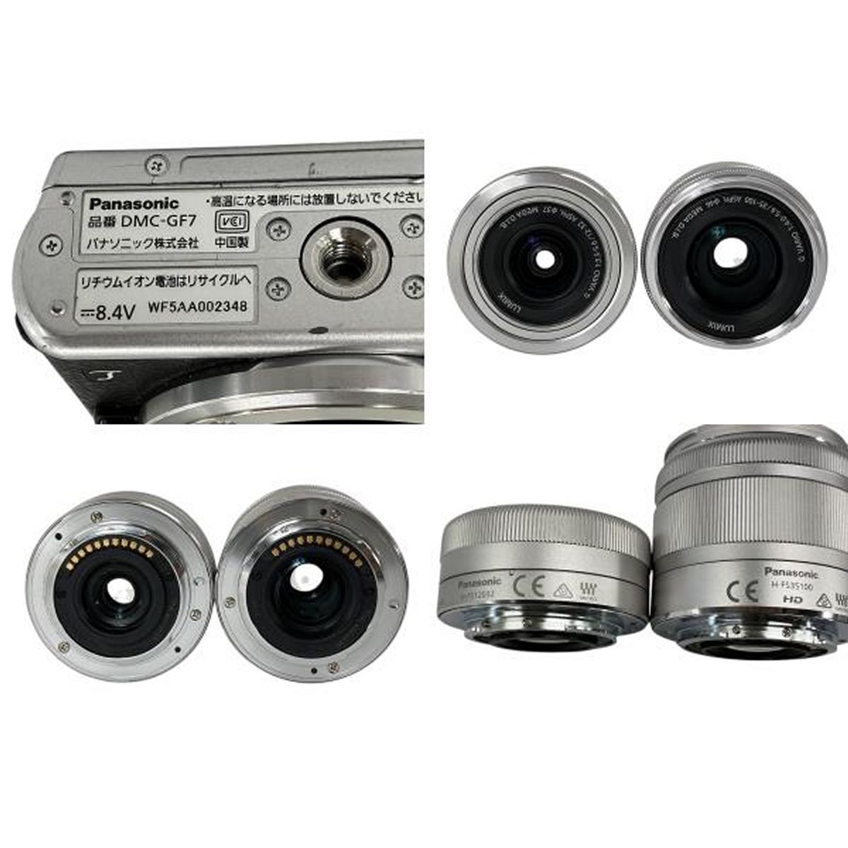 ショット数10,510回 美品 Panasonic LUMIX DMC-GF7 + LUMIX G
