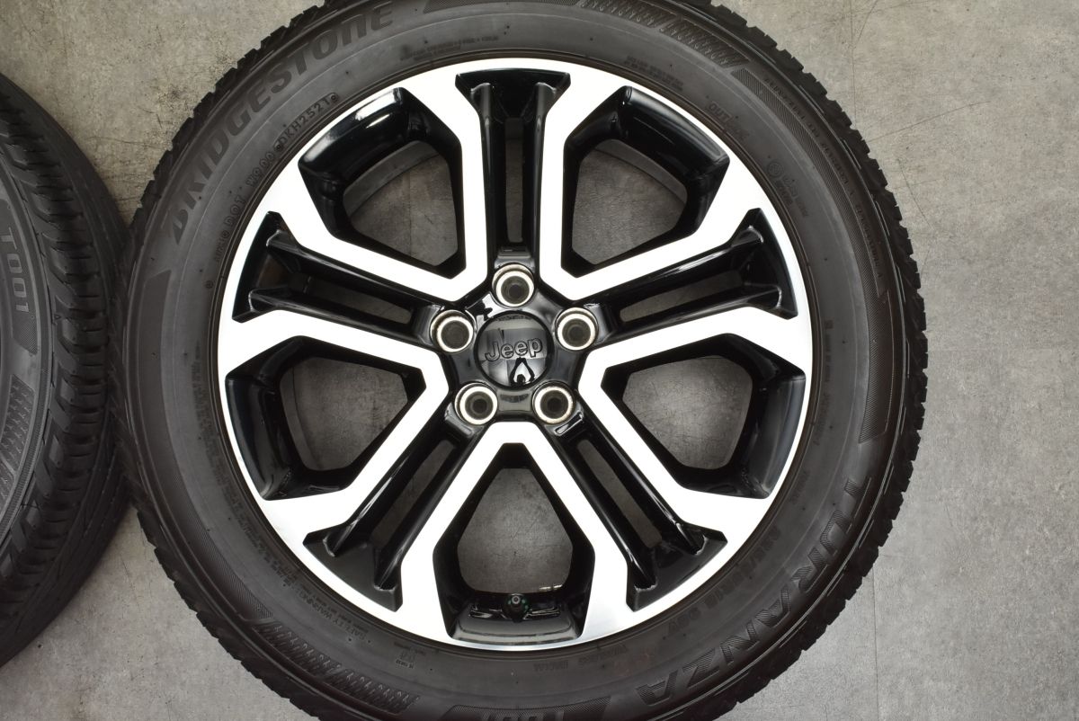 希少 美品】JEEP ジープ MP系 コンパス リミテッド 純正 18in 7J +40 