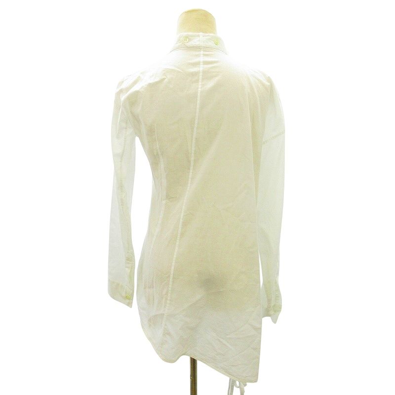 アンドゥムルメステール ANN DEMEULEMEESTER アシンメトリーシャツ  