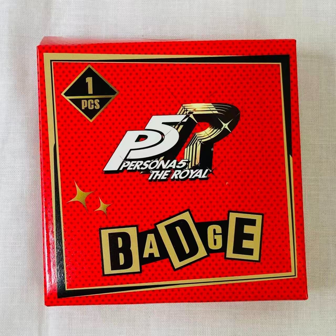 海外公式】ペルソナ5 海外限定 中国限定 缶バッチ 坂本竜司 / スカル