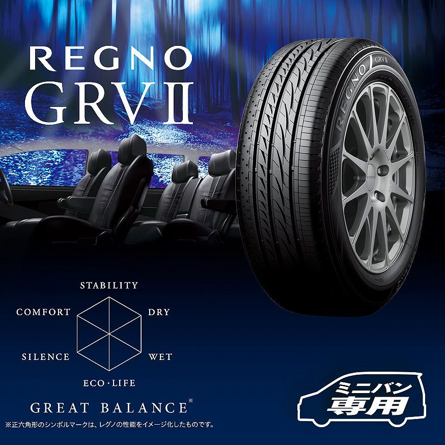 REGNO GRVⅡ 215/60R17 4本セット 2022年製造