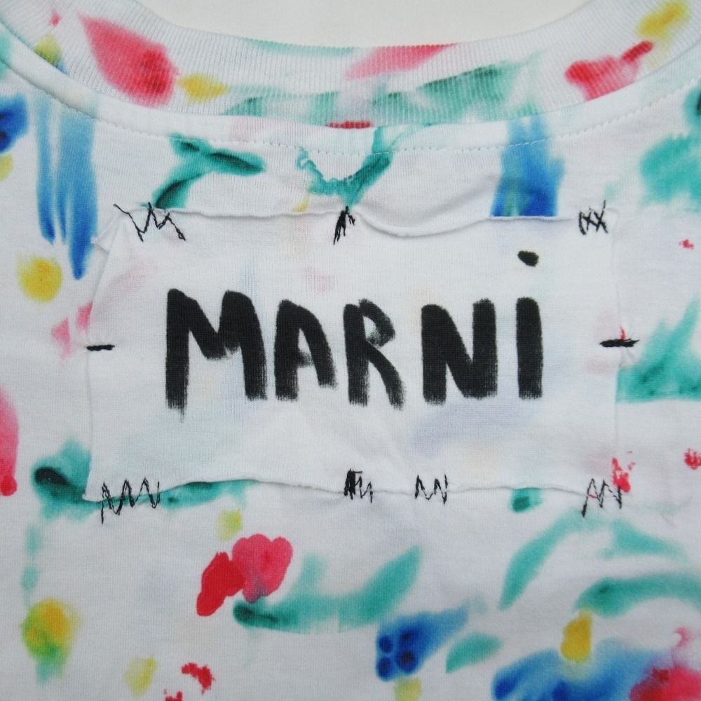 新品同様 24ss マルニ MARNI 花柄 プリント Tシャツワンピース
