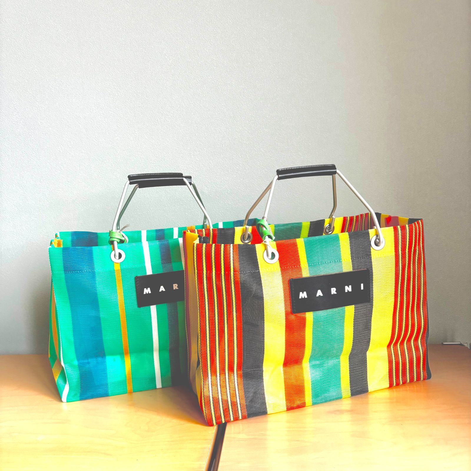 MARNI マルニ マーケット トートバッグ メッシュ 関税送料込 MARNI マルニマーケット トートバッグ レディース ナイロン
