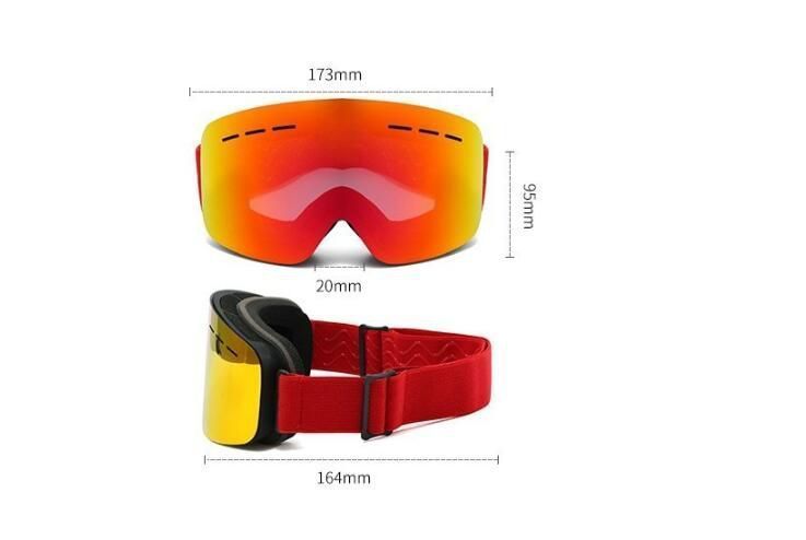 スキーゴーグル ダブルレンズ