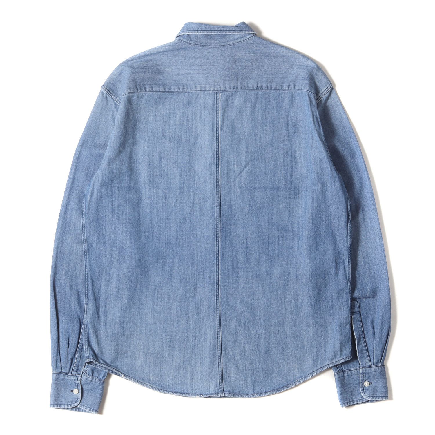 Frank & Eileen デニムブルー 長袖シャツ XS フランクアンドアイリーン