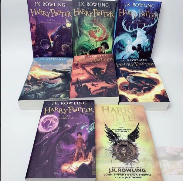 【未使用品】ハリーポッター Harry Potter英語版  8巻　全巻セット 未使用品】ハリーポッター Harry Potter英語版 8巻 全巻セット