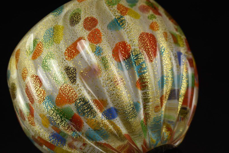 藤田喬平 共箱無し 工芸品 ベネチアガラス 民藝ガラス 小鉢