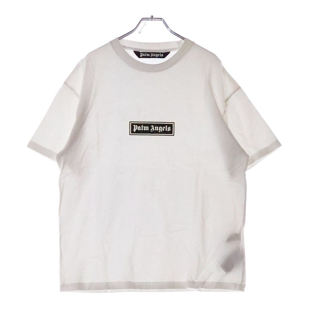 PALM ANGELS 売れ筋商品|||パーム・エンジェルス Tシャツ トップス レディース T-shirts White Palm Angels (パームエンジェルス) ロゴプリント クルーネック