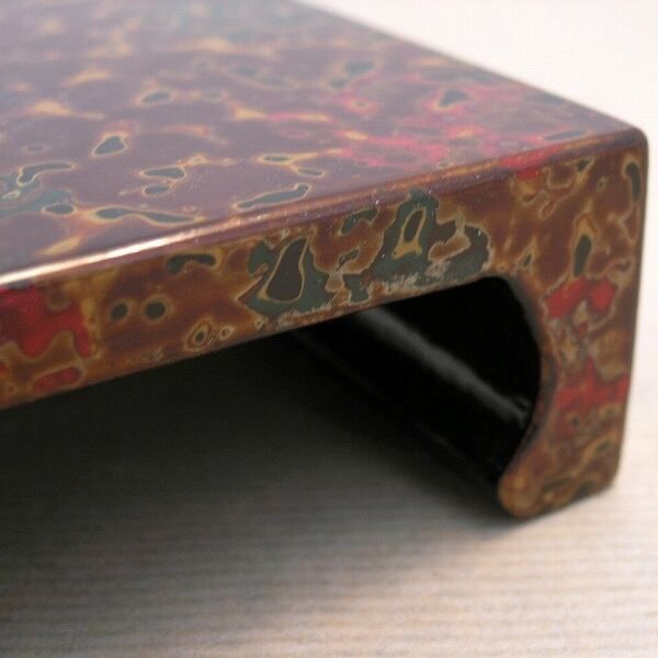 【未使用品】 美濃 津軽塗 バカ塗り 花器 すぎうら よしのぶ 未使用品】 美濃 津軽塗 バカ塗り 花器 すぎうら よしのぶ 未使用品