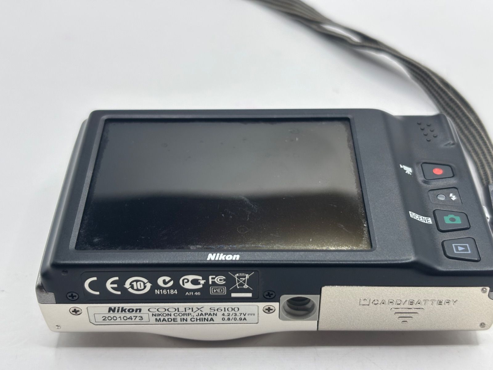  あり Nikon COOLPIX S 6100 シルバー コンパクトデジタルカメラ デジタルカメラ