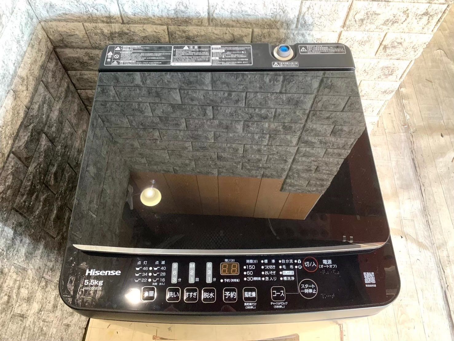 全国送料無料☆3か月保証付き☆洗濯機☆ハイセンス☆2022年☆5.5㎏☆HW  