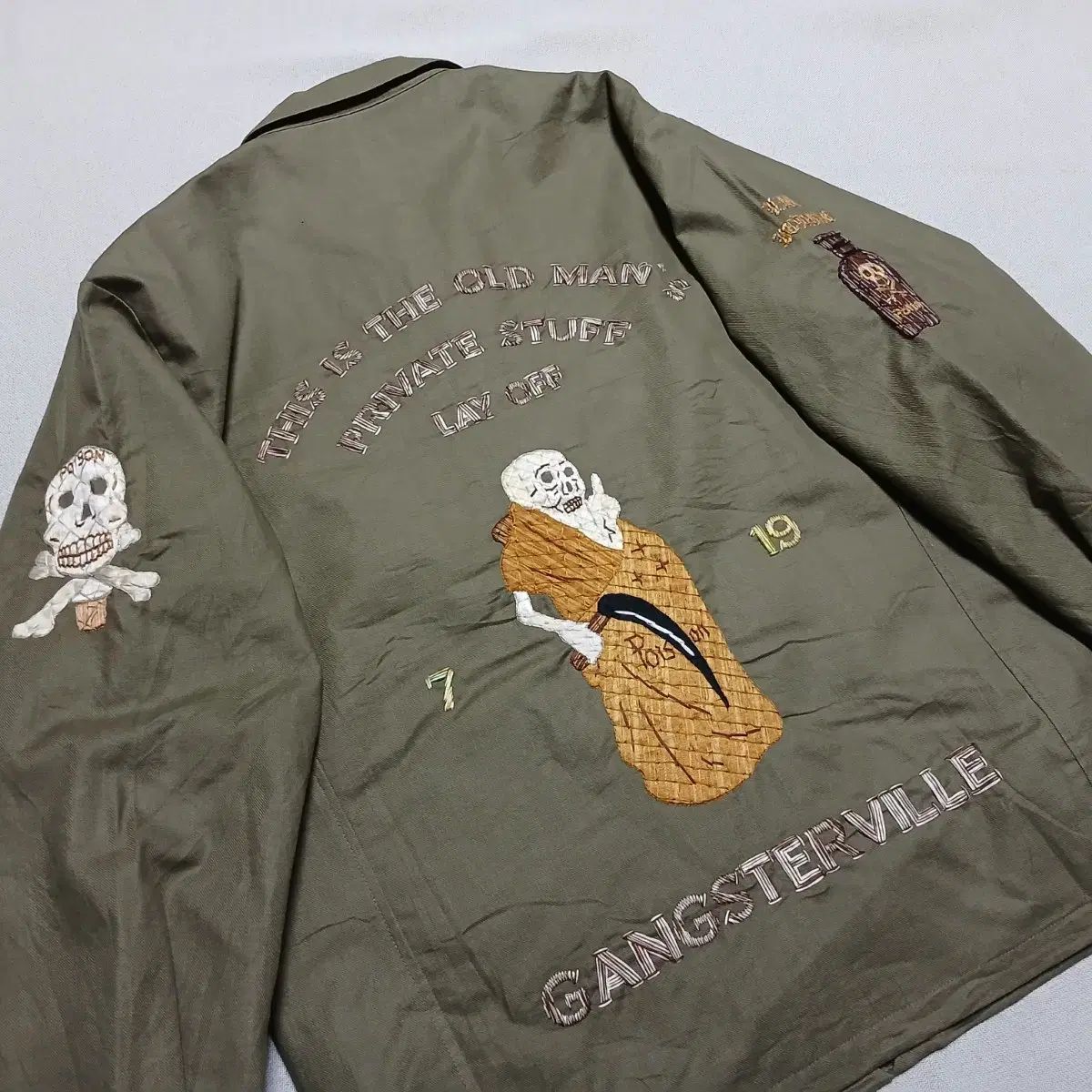 日本 ヴィンテージ GANGSTERVILLE ギャングスタービル スカル ジャケット