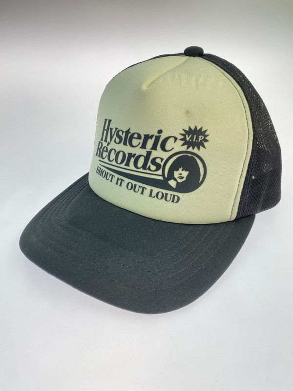 品 HYSTERIC GLAMOUR ヒステリックグラマー HYSTERIC RECORDS MESH CAP 02231QH03 ヒステリック レコード メッシュ キャップ 帽子 メンズ レディース 185-251024-em-03-min