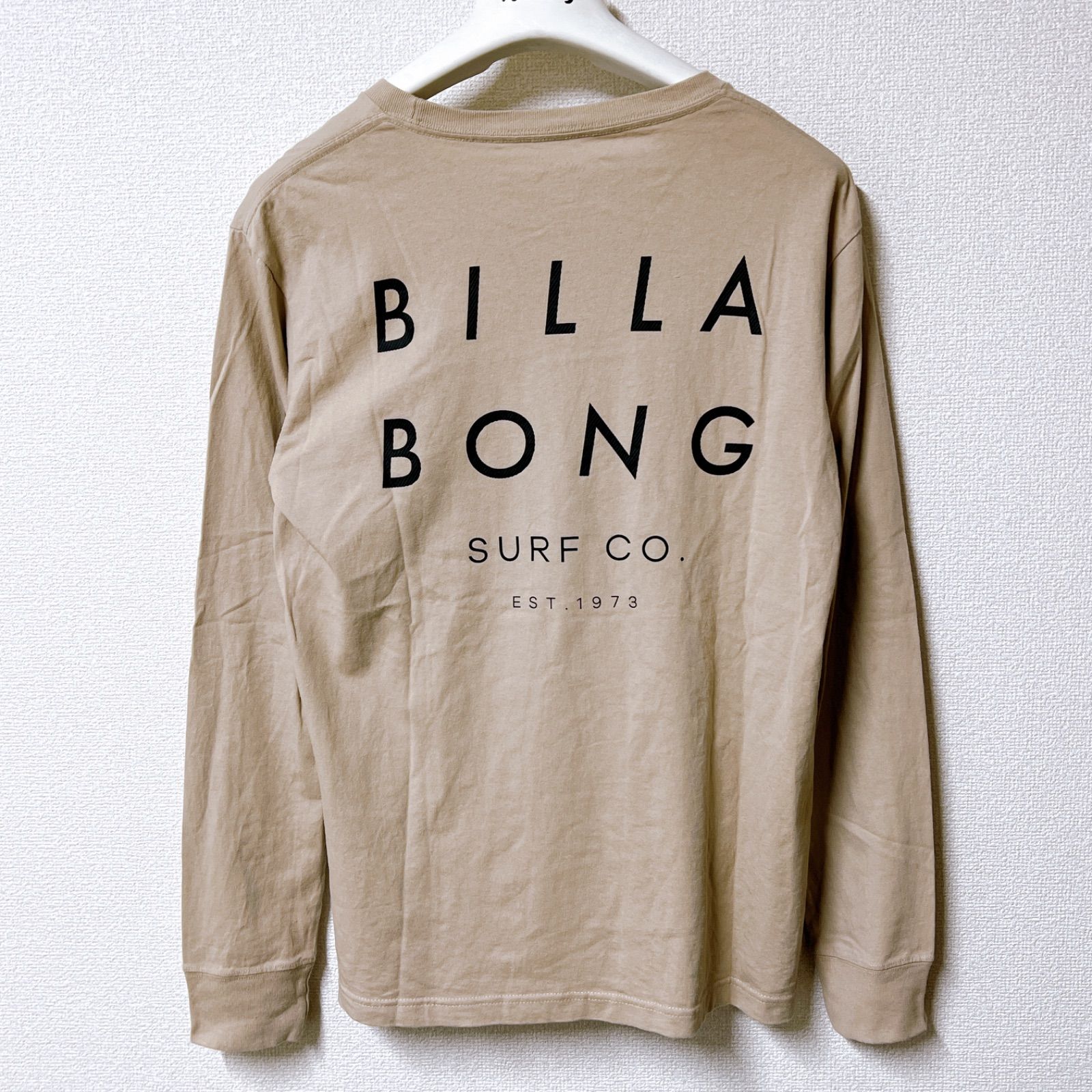 美品】BILLABONG ビラボン サンド プリント ワンポイント サーフ サーフィン マリンスポーツ メンズ オールシーズン Ｍ相当 Uネック  プルオーバー ミドル丈 長袖 トップス コットン100% Tシャツ ロンＴ KHｰBｰ240902 - メルカリ